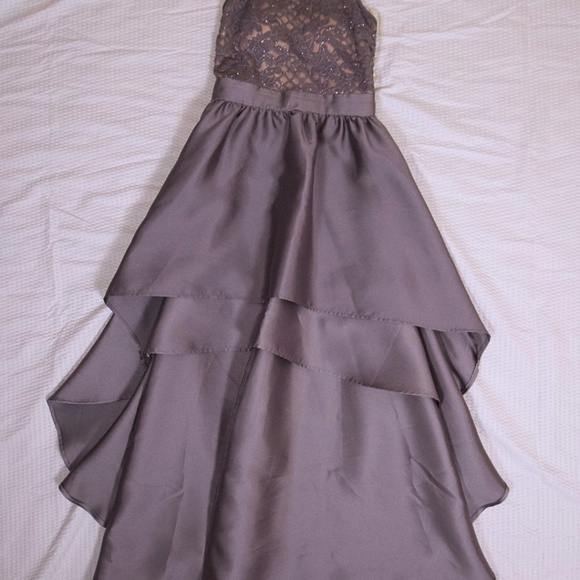 Gray Sparkle Prom Dress – Emerald Sundae (M) - Picture 1 of 5